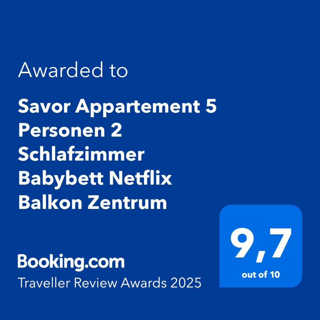 Savor Appartement 5 Personen 2 Schlafzimmer Babybett Netflix Balkon Zentrum 包岑 外观 照片